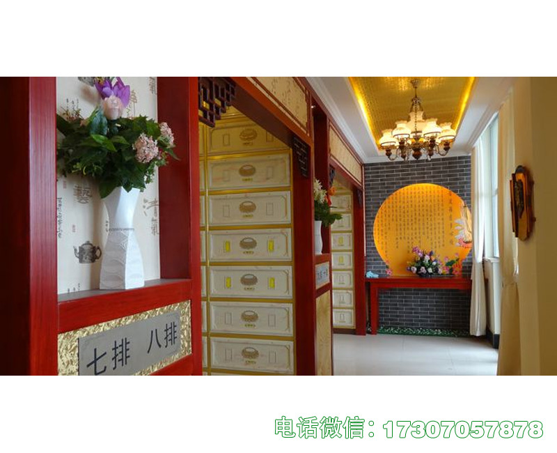 二七村安息堂骨灰架