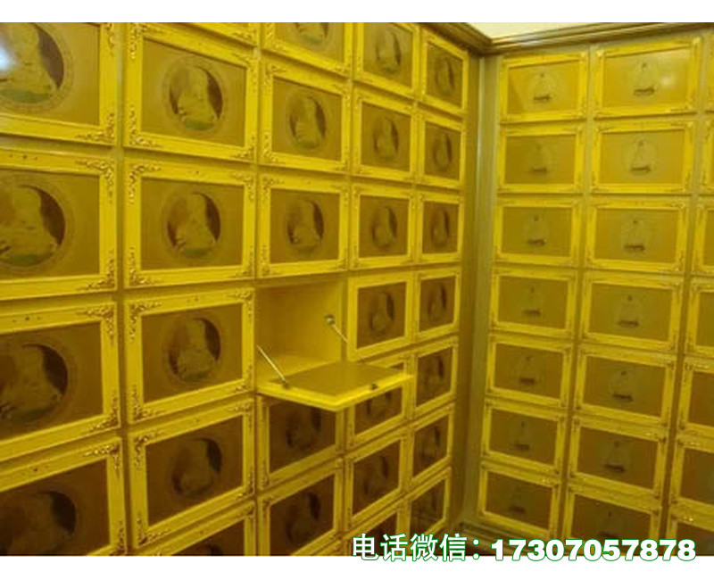 轮台县寺庙骨灰存放架骨灰盒纳骨架